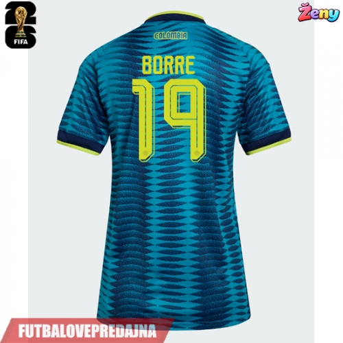 Lacne Ženy Futbalové dres Kolumbia Rafael Santos Borre #19 MS 2026 Krátky Rukáv - Preč